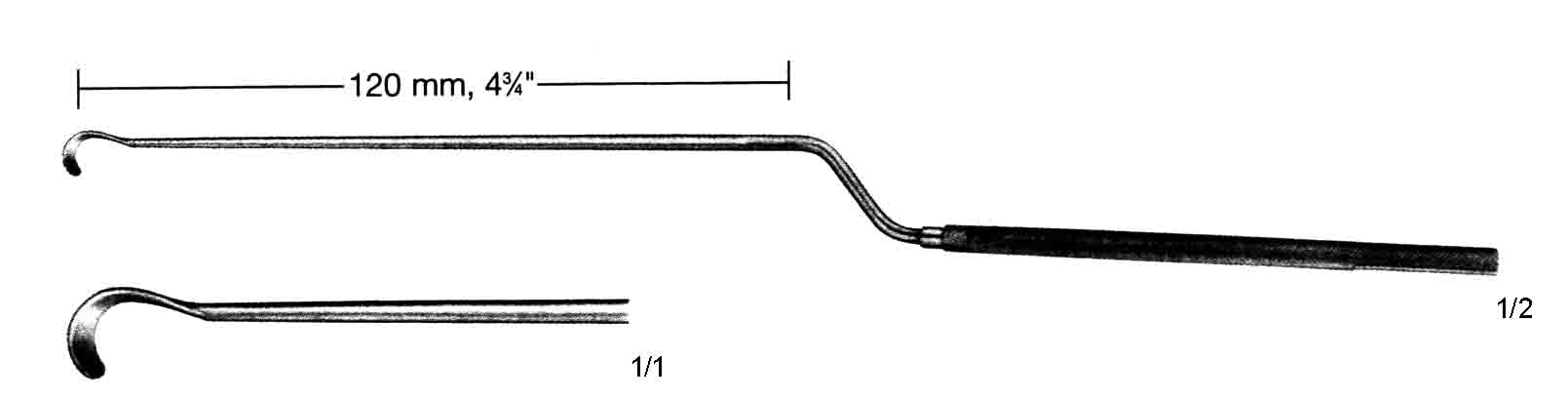 HİPOFİZ BAYONET DİSSEKTÖR 24,5 CM